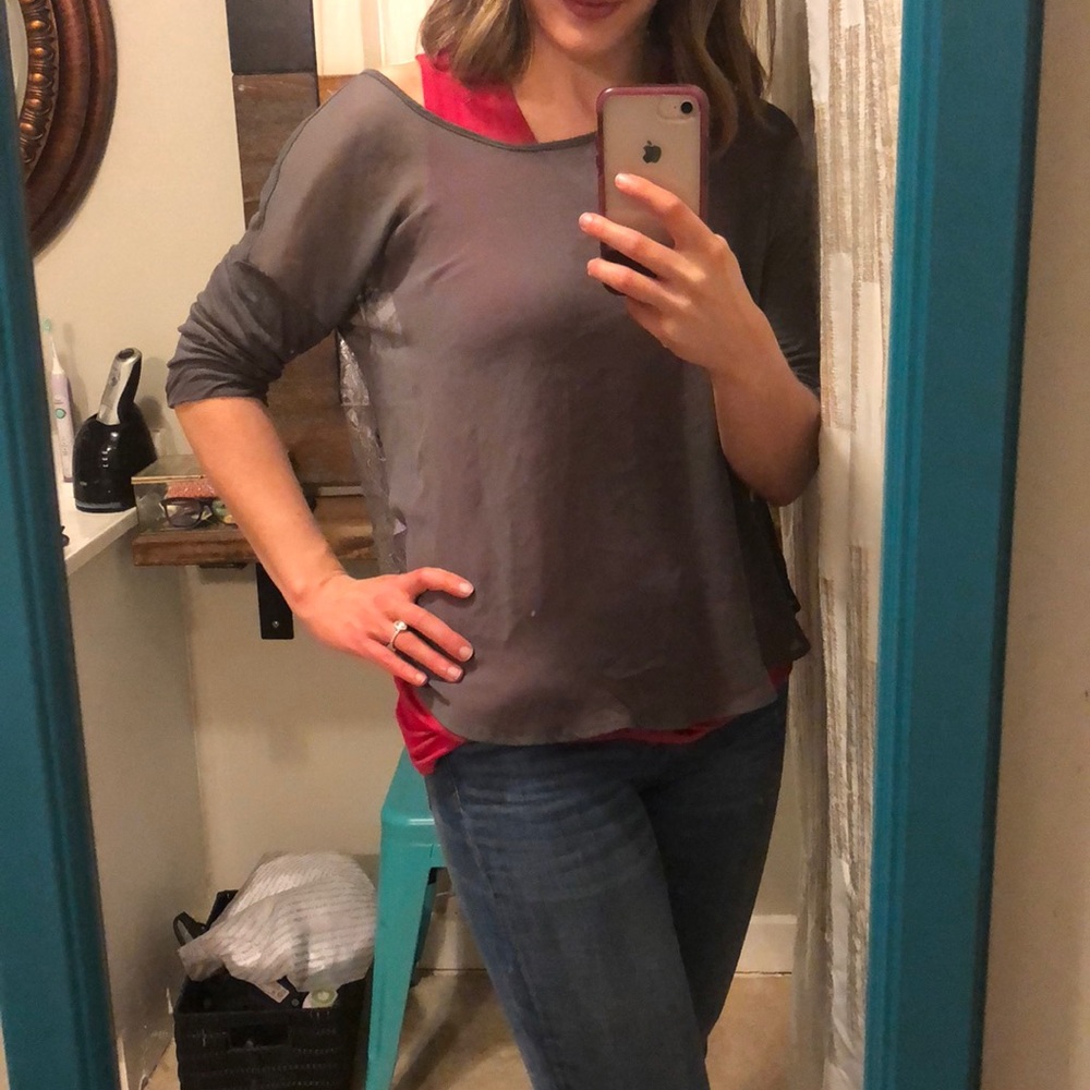 Kimchi Blue Blouse with lace back